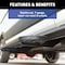 Luverne Grip Step XL 912 x 54 Steel Passenger Running Board Select Ford ETransit 495154-401817 - alternate 5